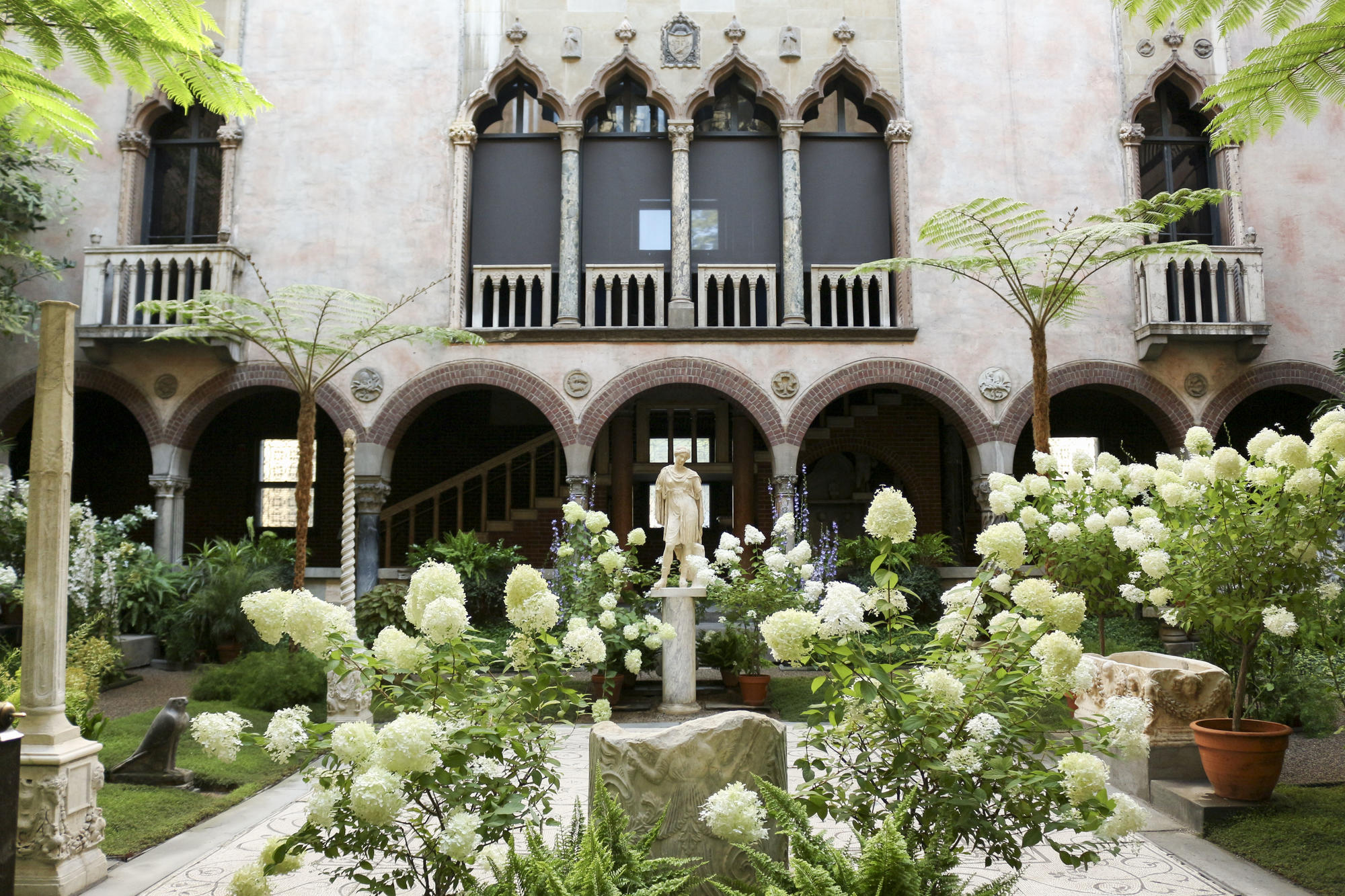 Isabella Stewart Gardner Museum courtyard Boston